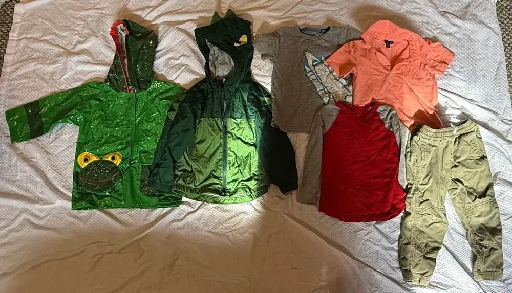 Boys Size 2-3 Summer Clothing Bundle - 6 Pieces - Various Brands